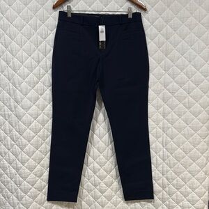 CRISP DK NAVY BLUE Banana Republic Sloan Pants, sz 4